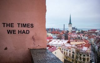 The times we had lookout point in Tallinn, Estonia