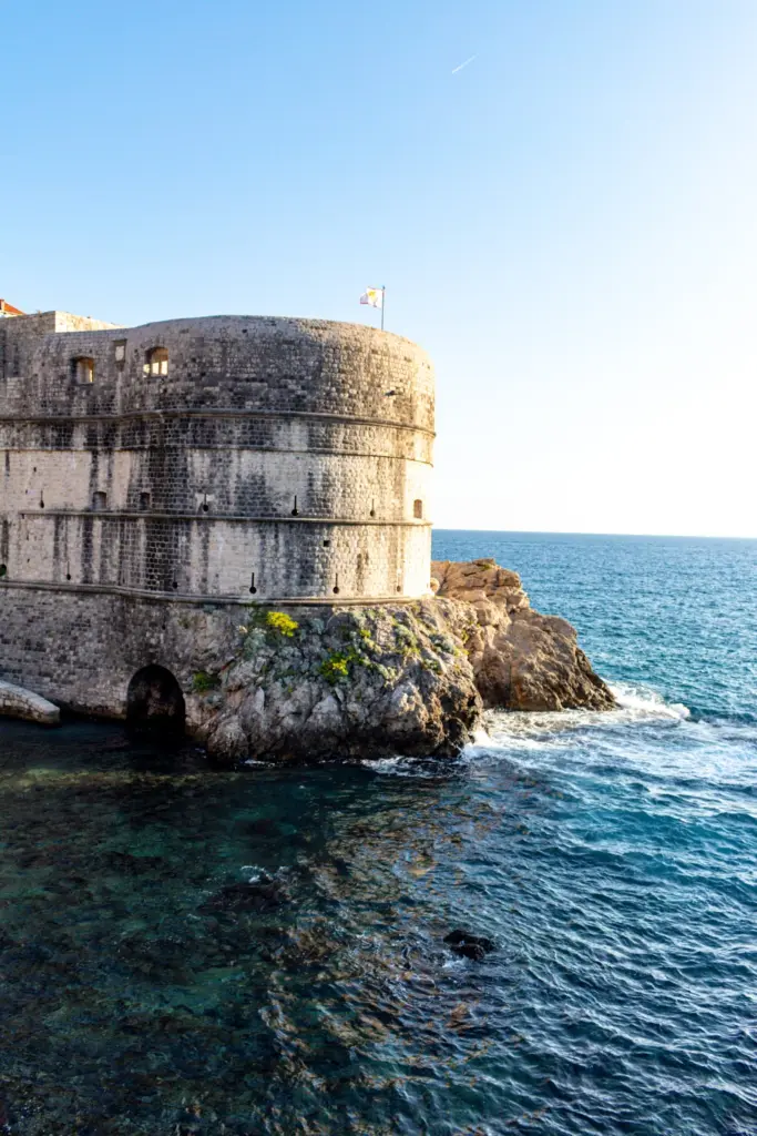 View of Old Town Dubrovnik from the Sea