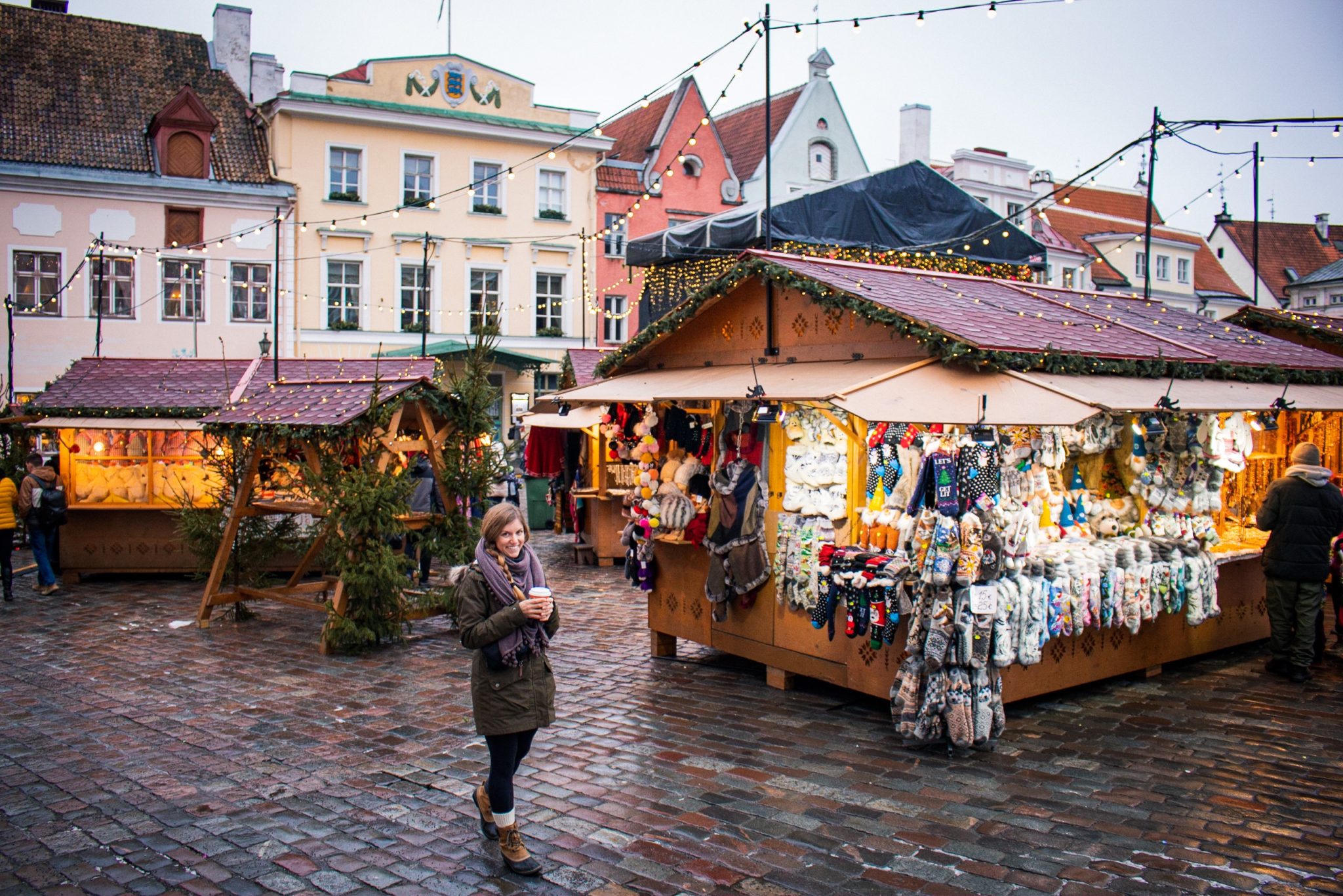 Posing in Old Town, Tallinn