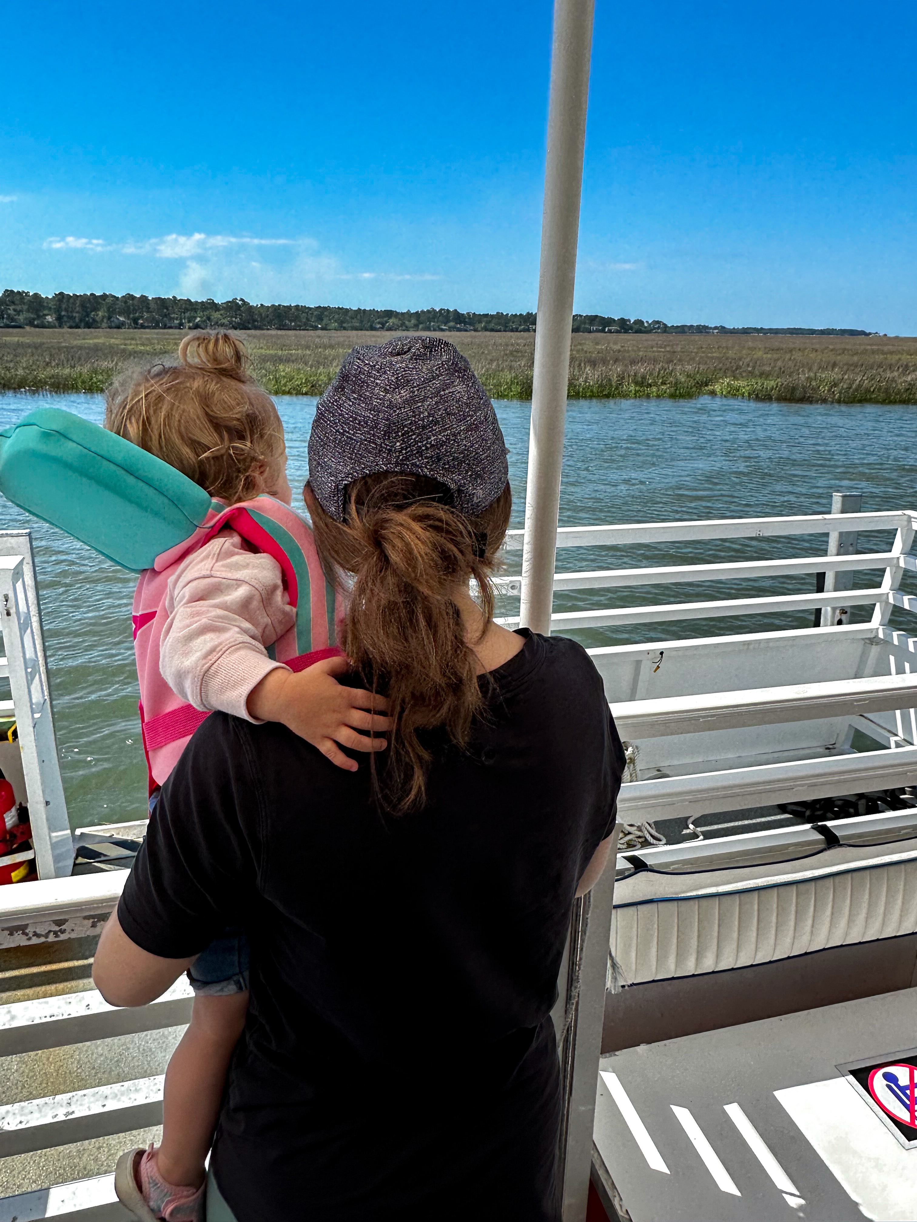 Searching for dolphins in Hilton Head