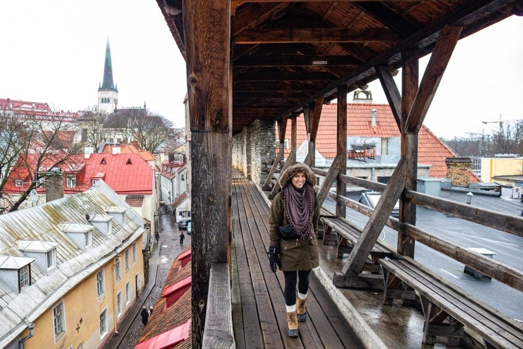 Wandering the walls of Tallinn