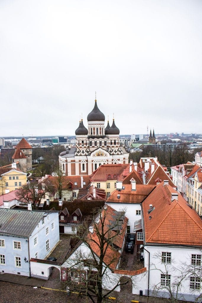 View from Saint Marys in Tallinn