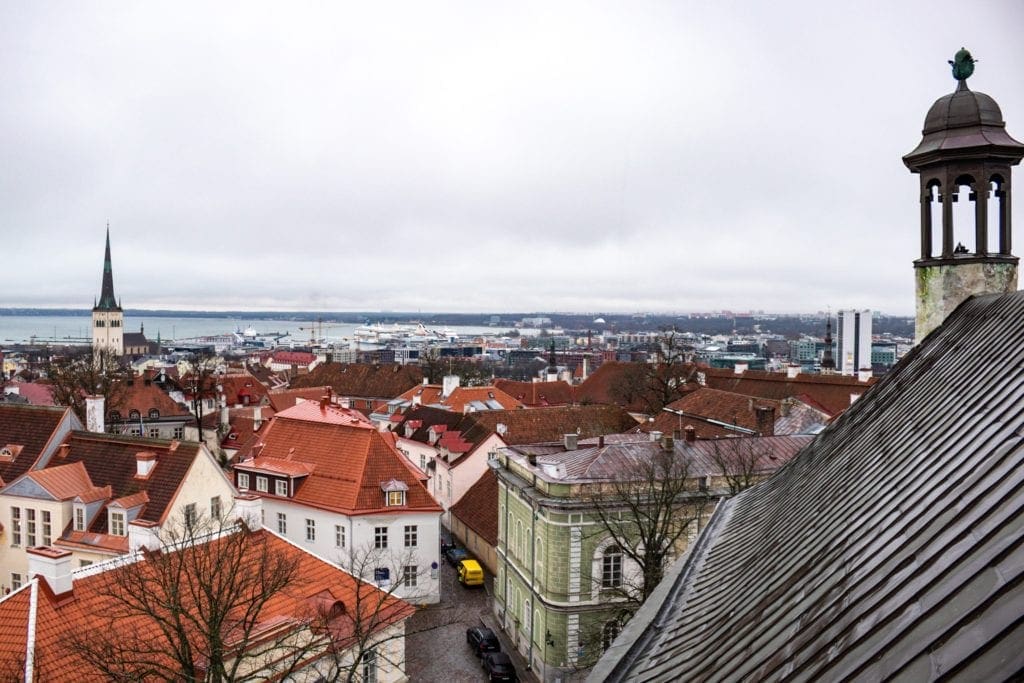 View of St. Olav's in Tallinn