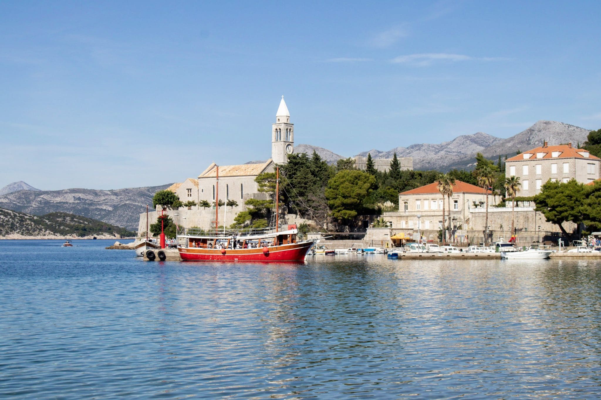 View of Elaphiti Islands, Croatia