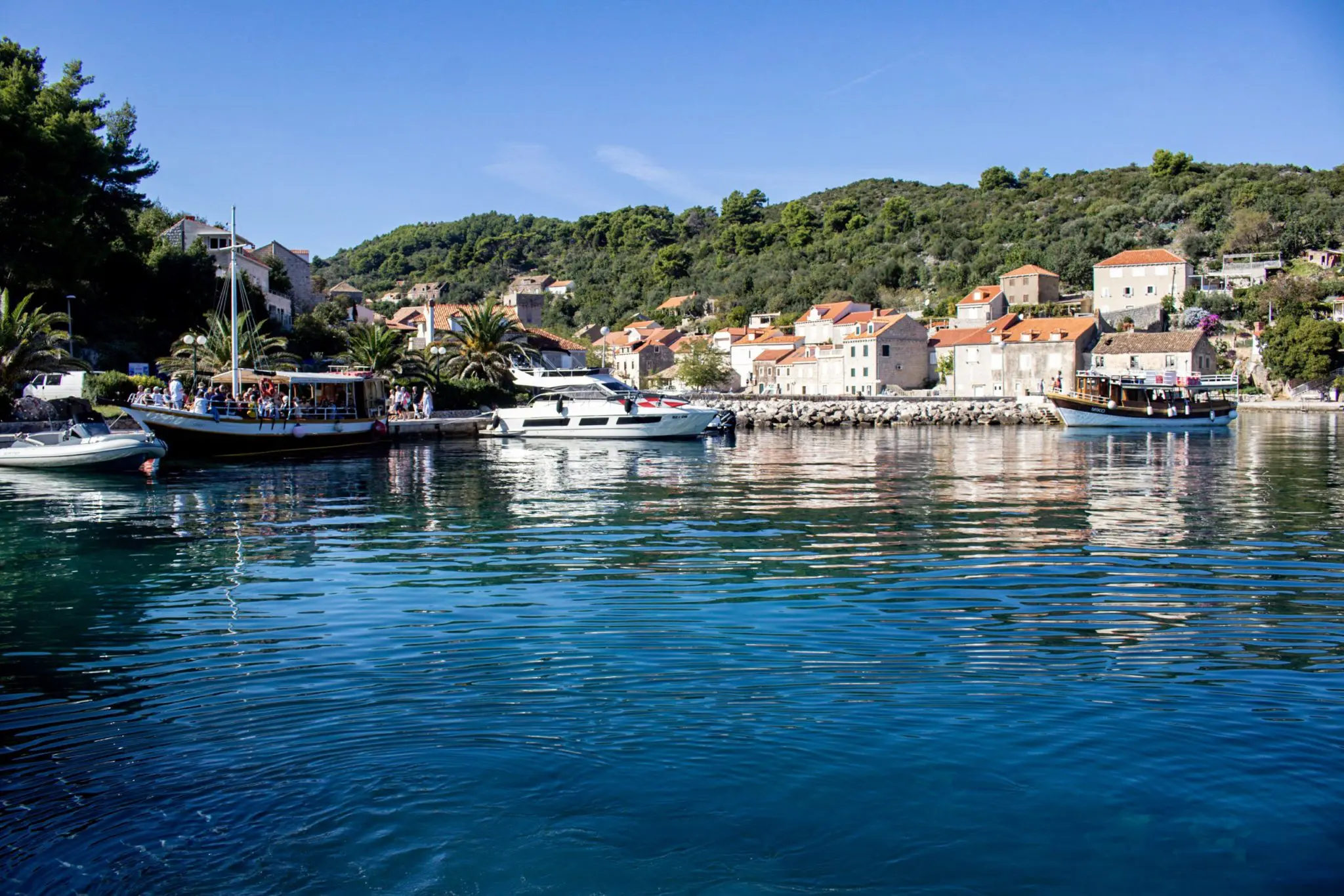 View of Elaphiti Islands, Croatia