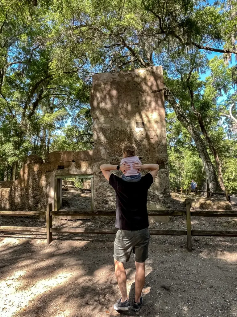 View enjoying the ruins in the Harbor Town, Hilton Head