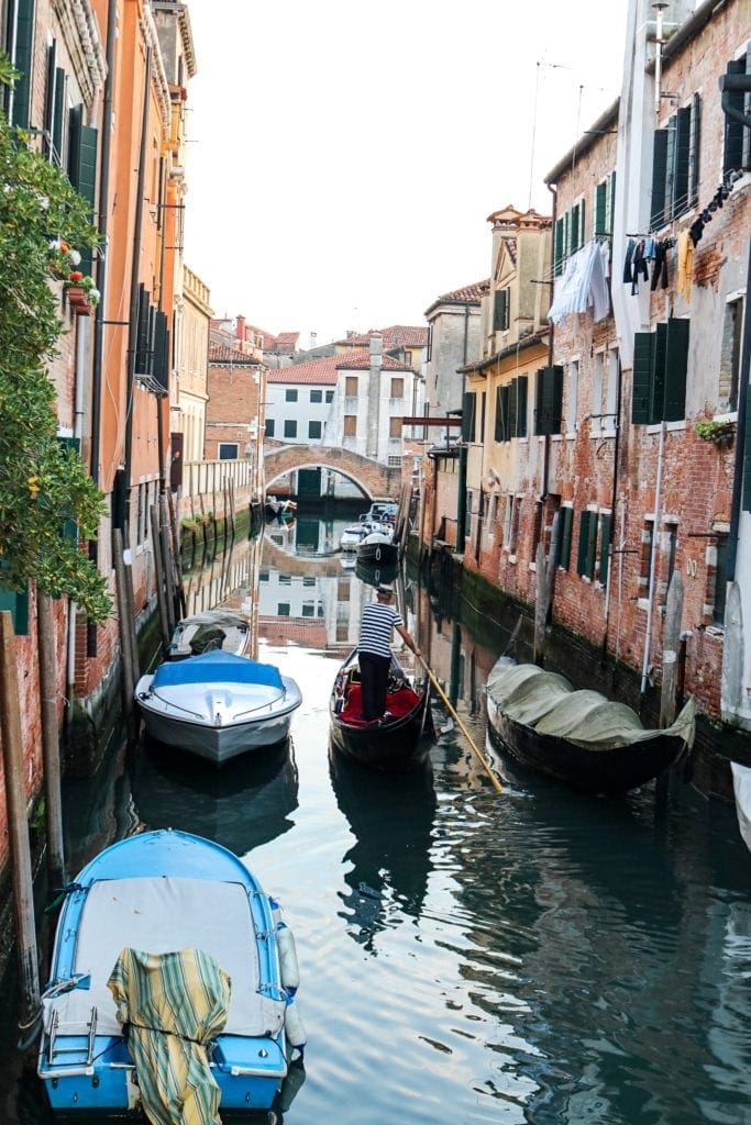 Photo of the canals in Venice