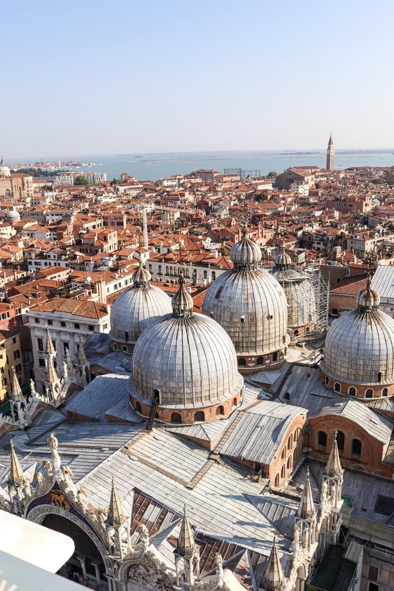 View from St. Marks Bell Tower, Venice, Italy