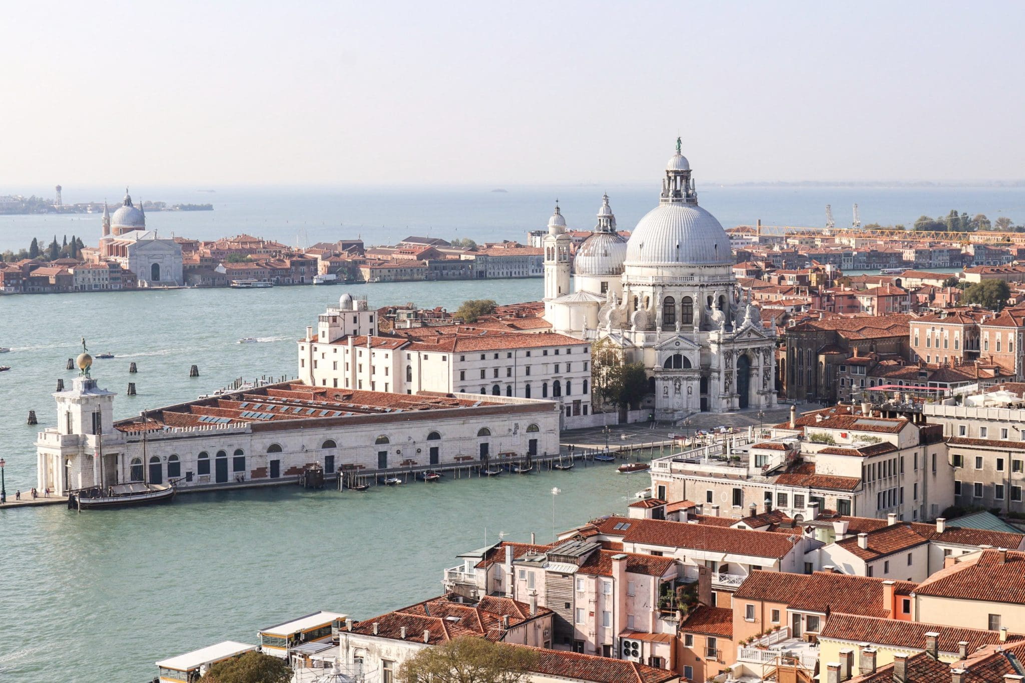 View from the bell tower in Venice Italy