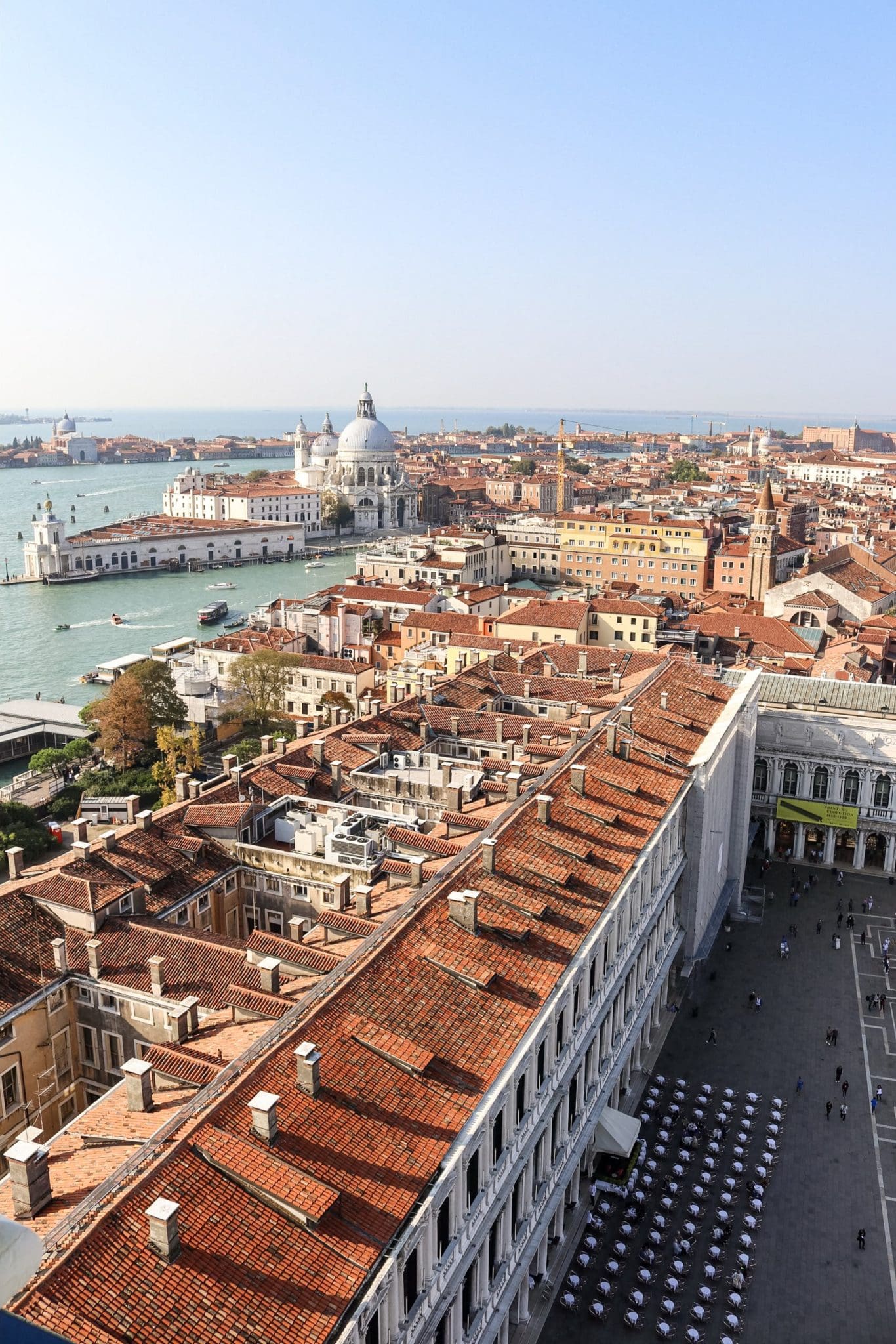 View from St. Mark's Bell Tower in Venice