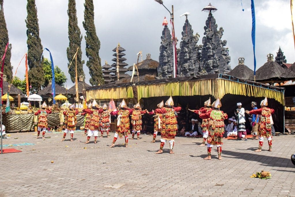 Full moon festival at a temple