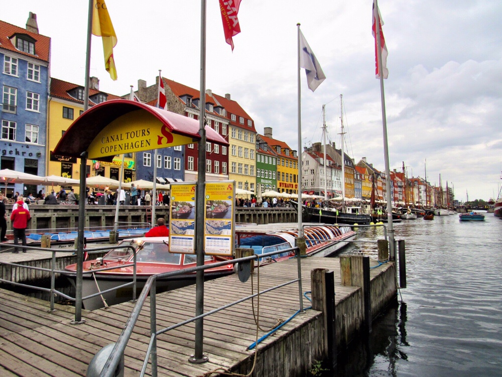 View of the canals in Copenhagen