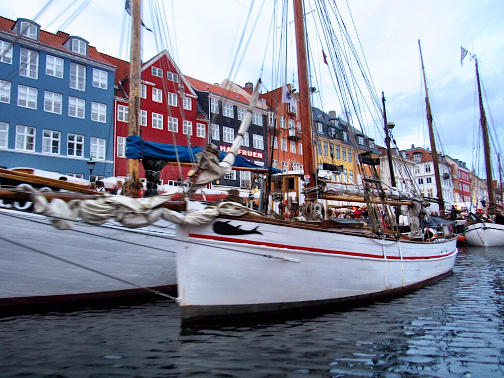 View of the port in Copenhagen