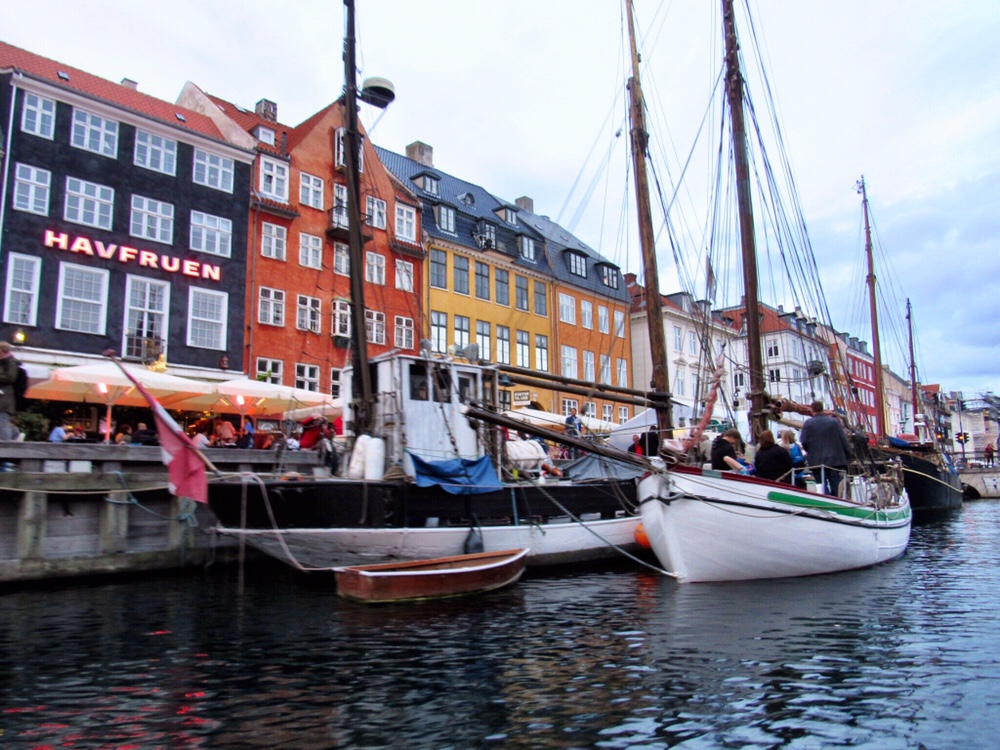 View of the port in Copenhagen