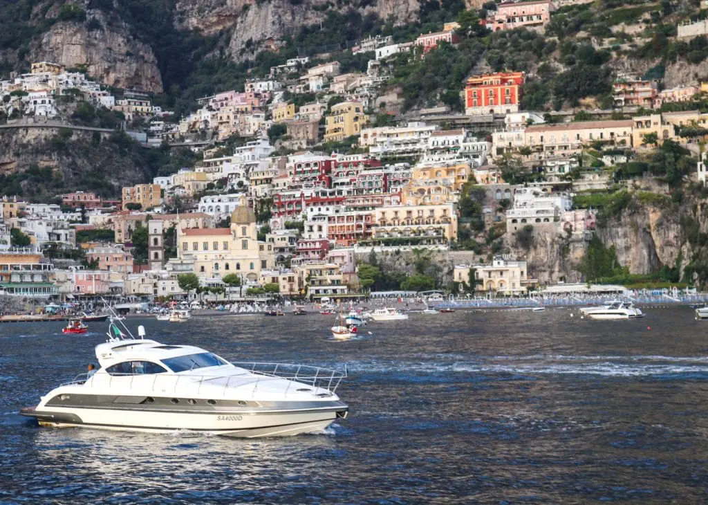 Positano from the Sea