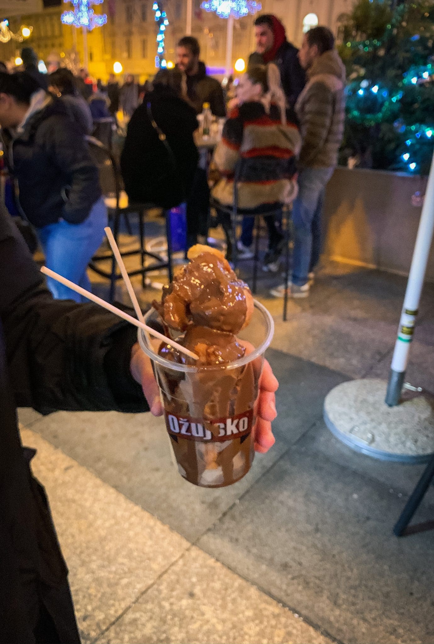 Photo of Mini Donuts with chocolate sauce