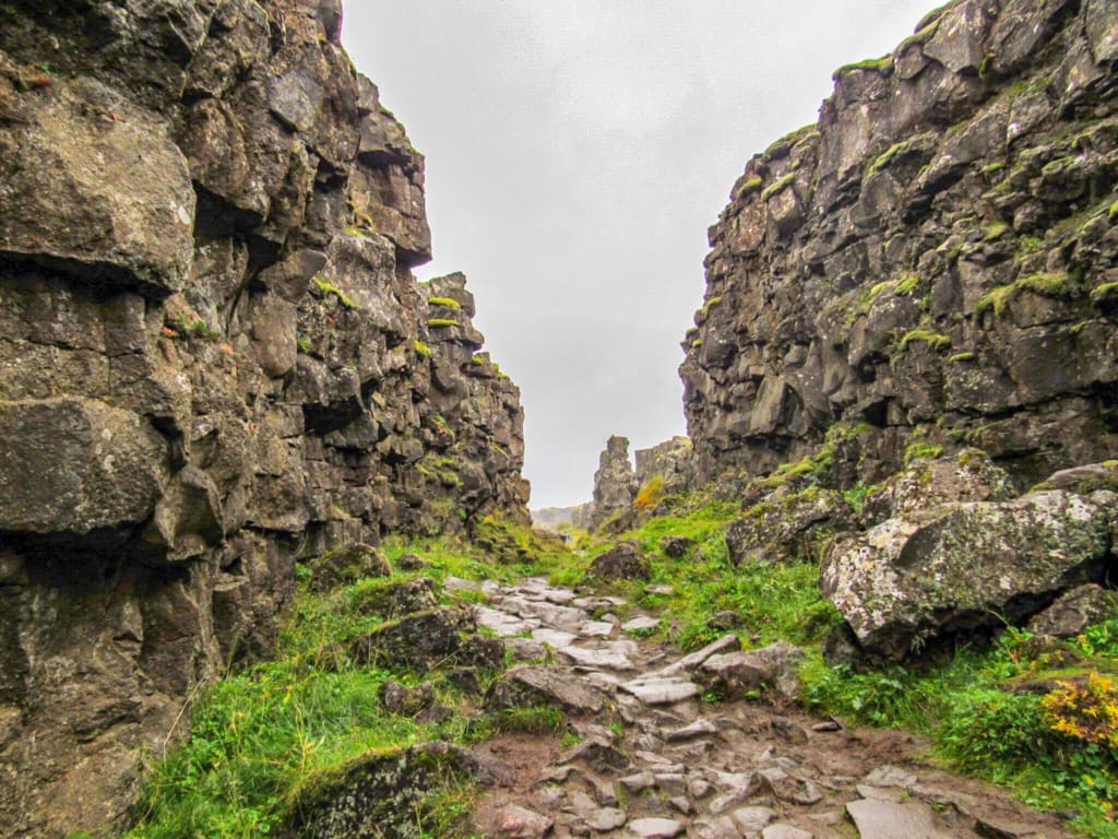 Panoramic view of Þingvellir National Park