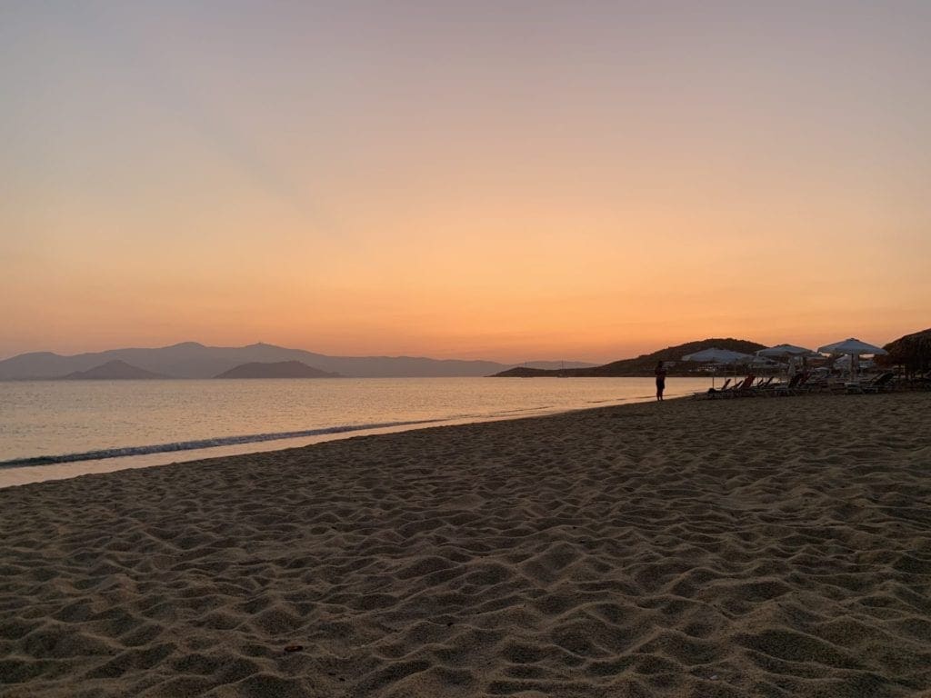 Sunset at the beach