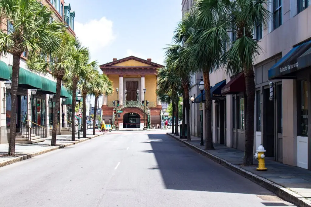 King Street in Charleston