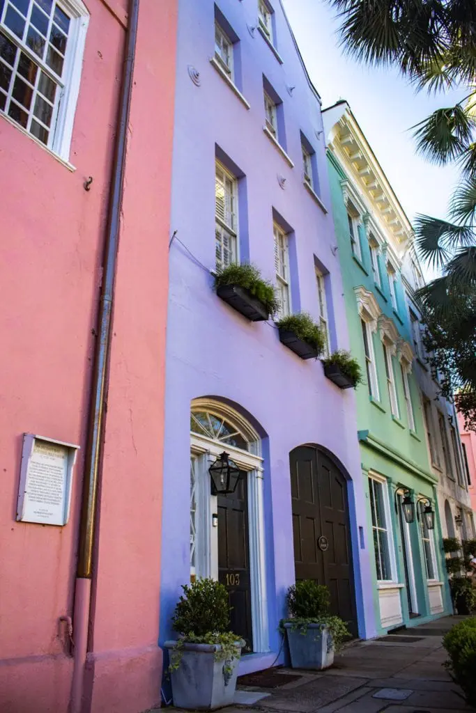 Rainbow Row, Charleston