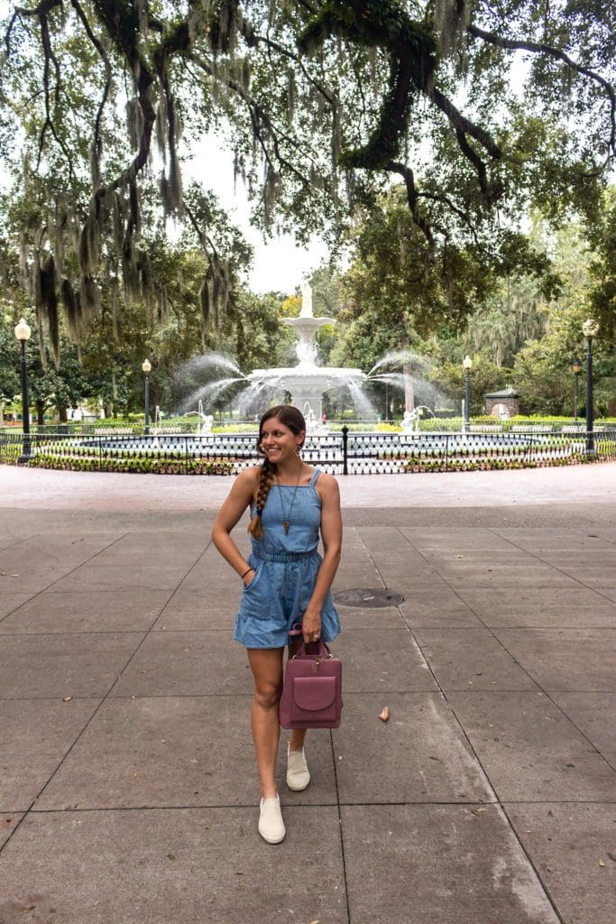 Enjoying Forsyth Park