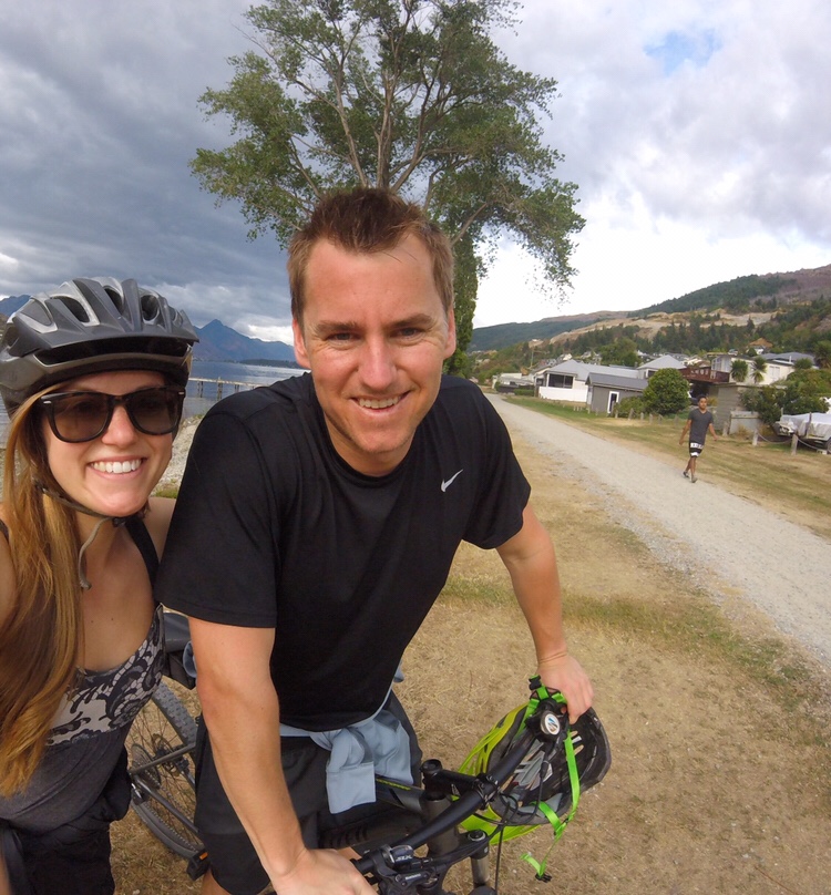 Biking on the Lake Wakatipu Ride Trail