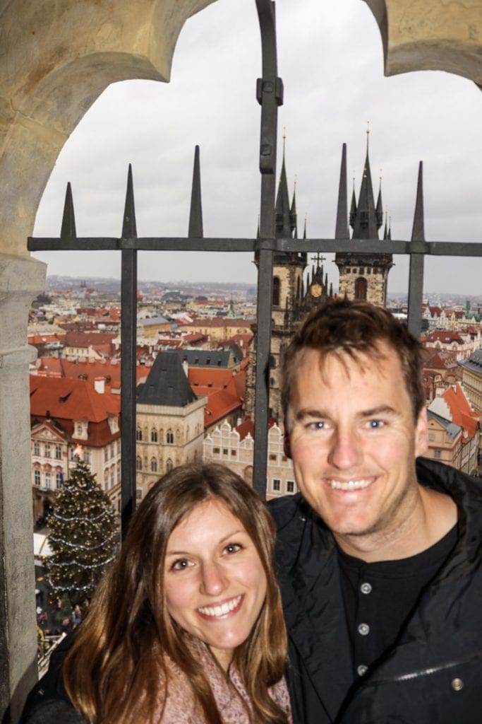 View from the Astronomical Clock in Prague