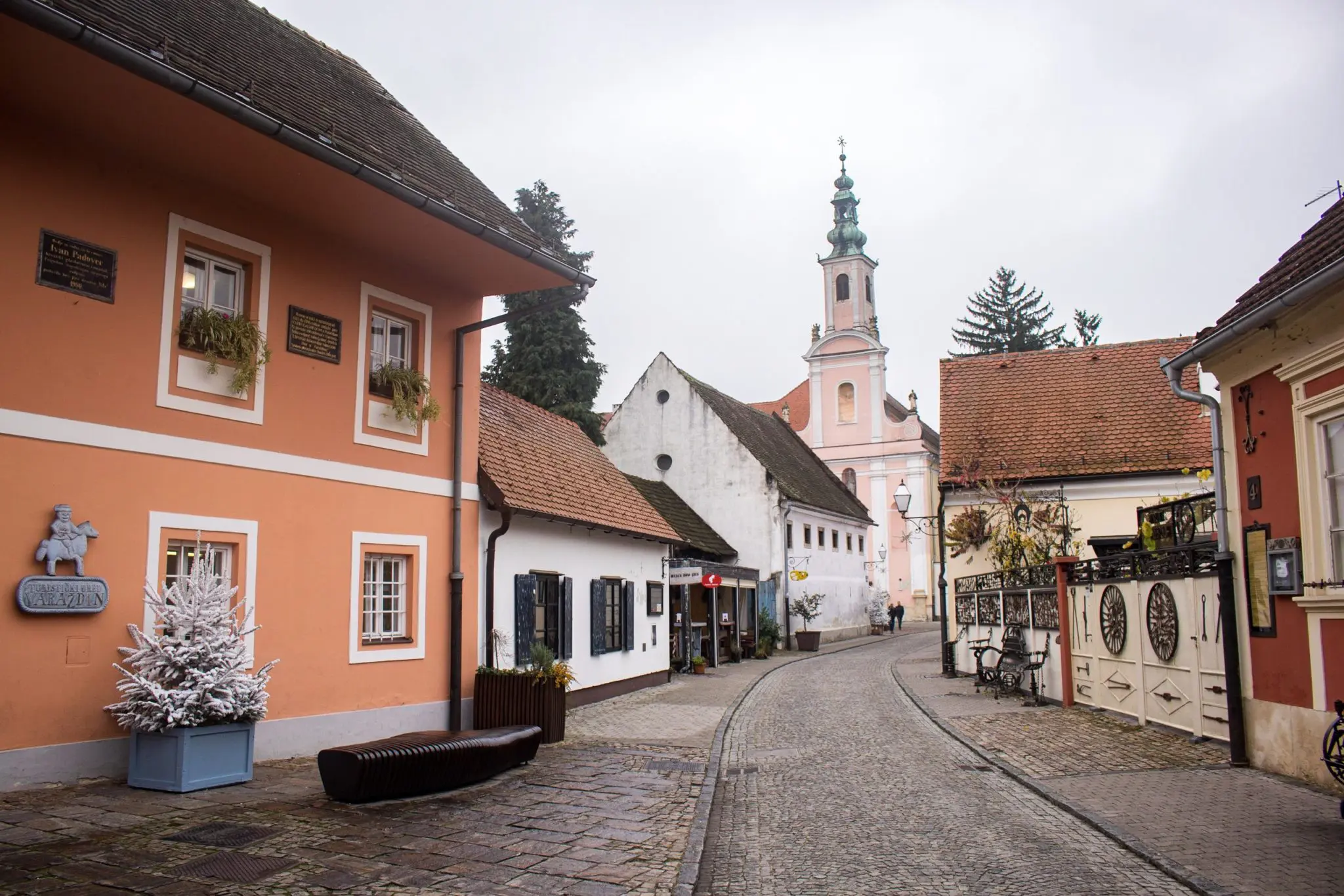 View of the town of Varazdin, Croatia