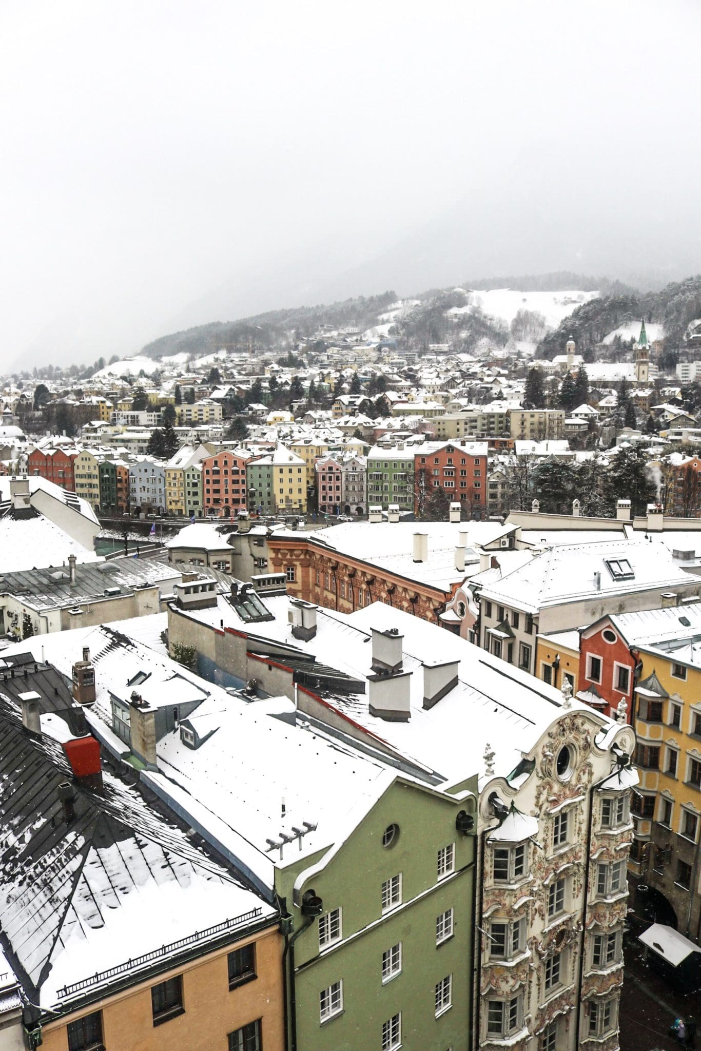 View from Stadtturm in Innsbruck