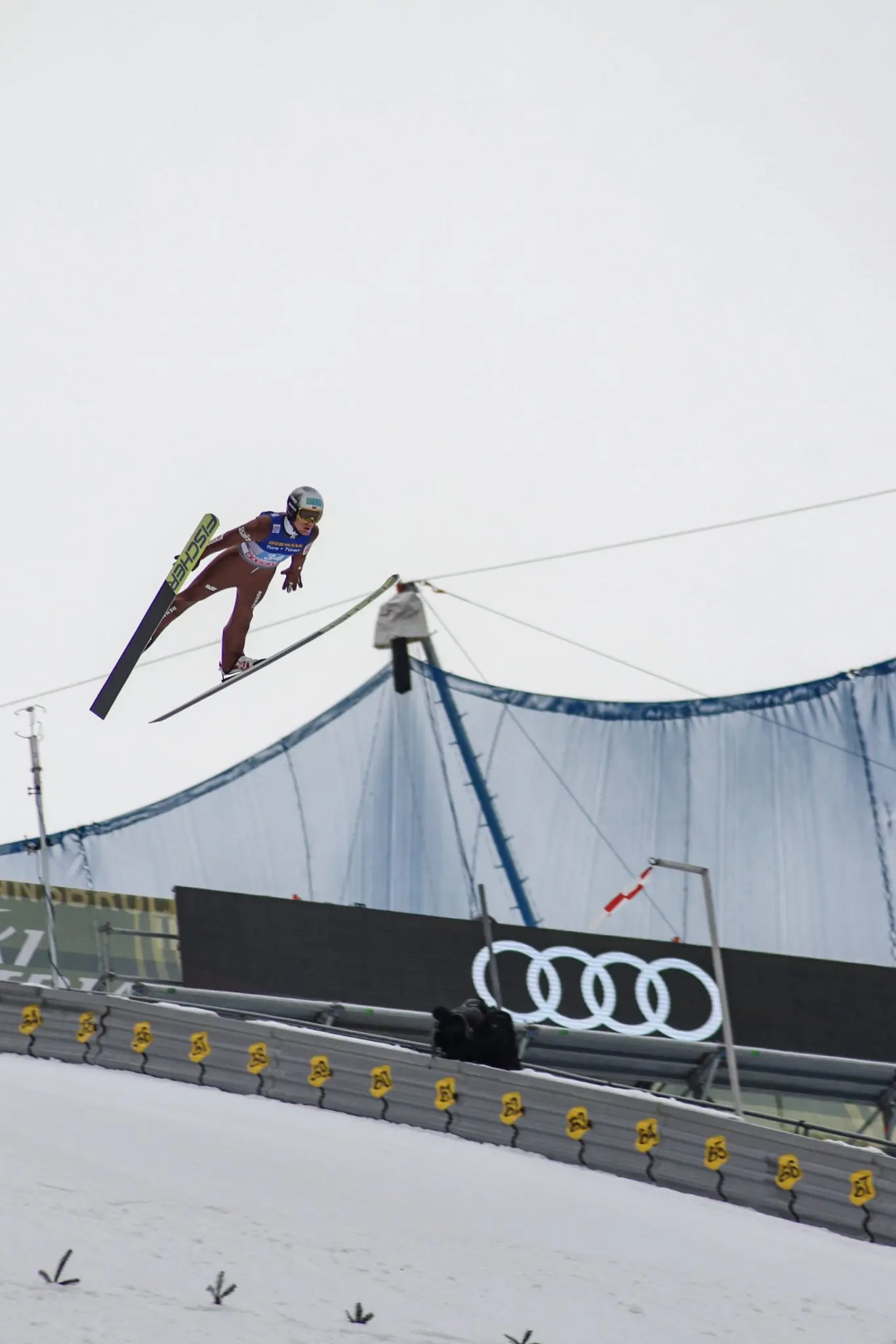 Photo of a ski jumper in Innsbruck