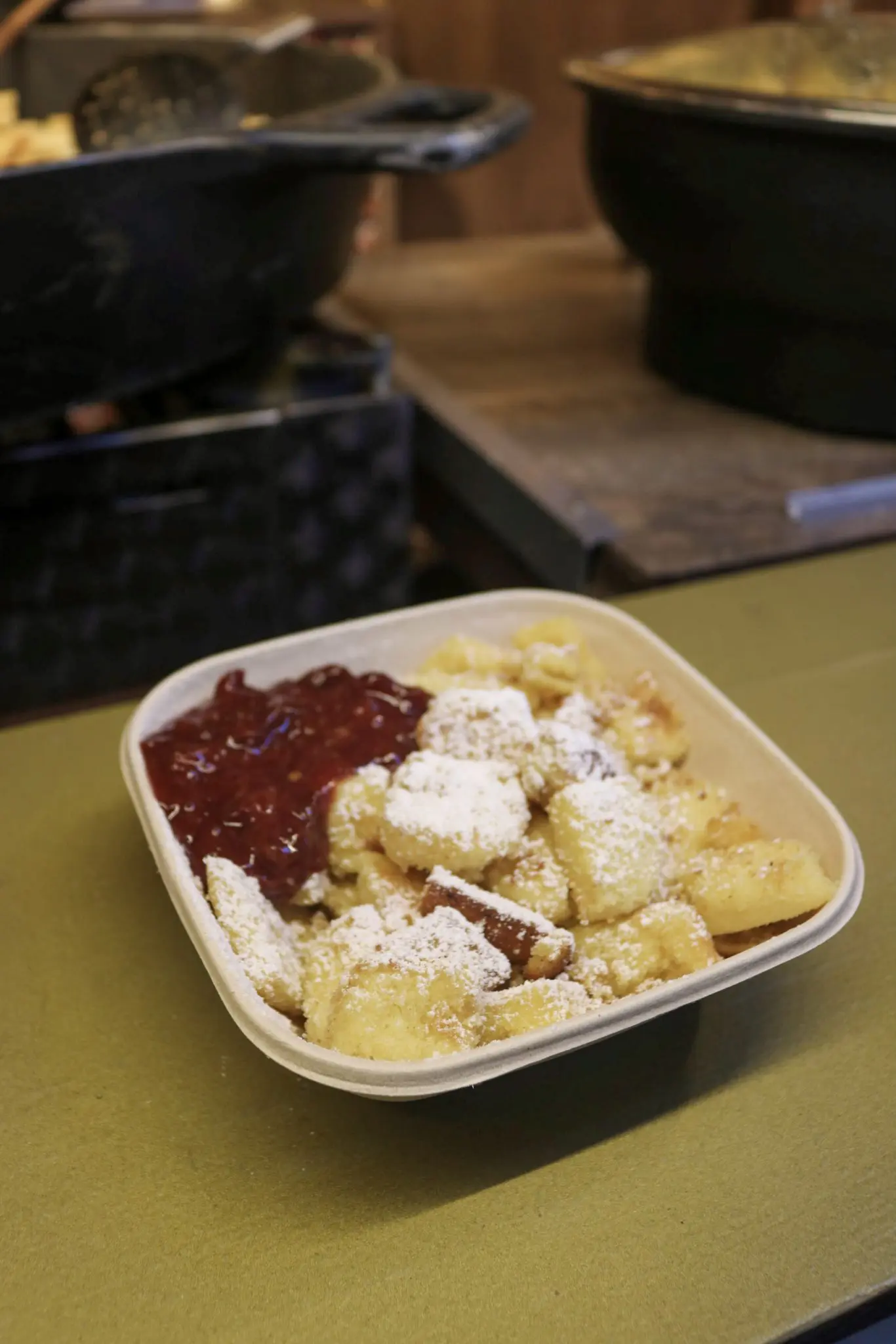 Photo of food from the Christmas Market in Innsbruck