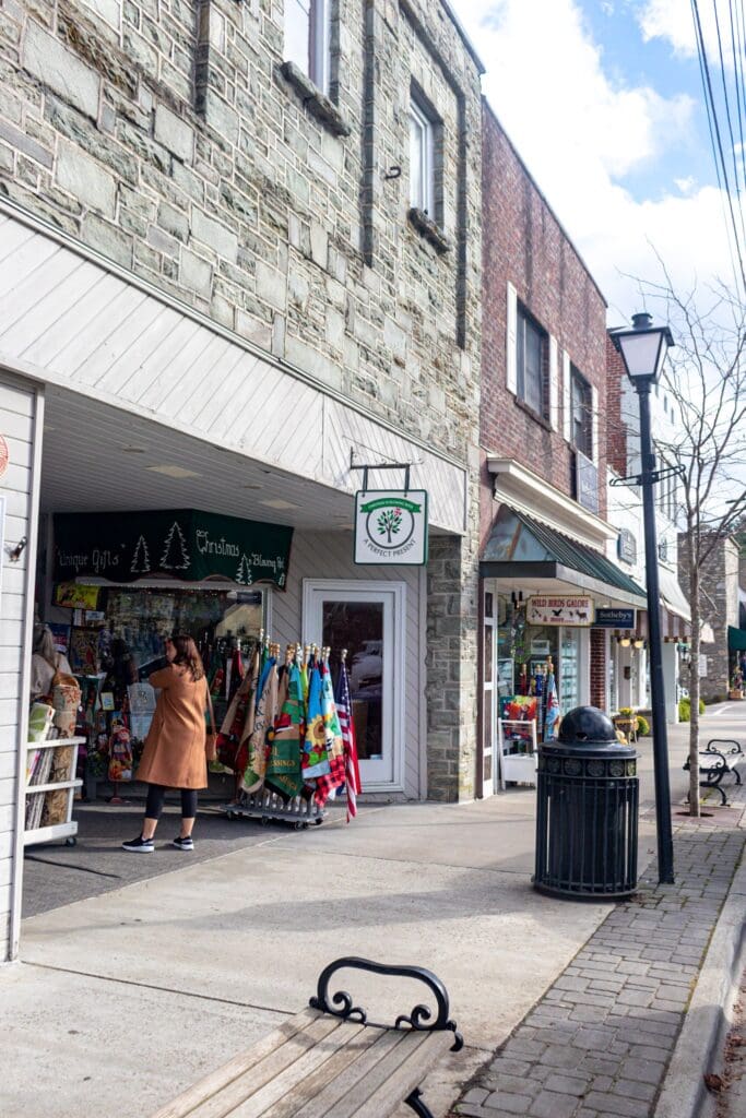 The Streets of Blowing Rock North Carolina