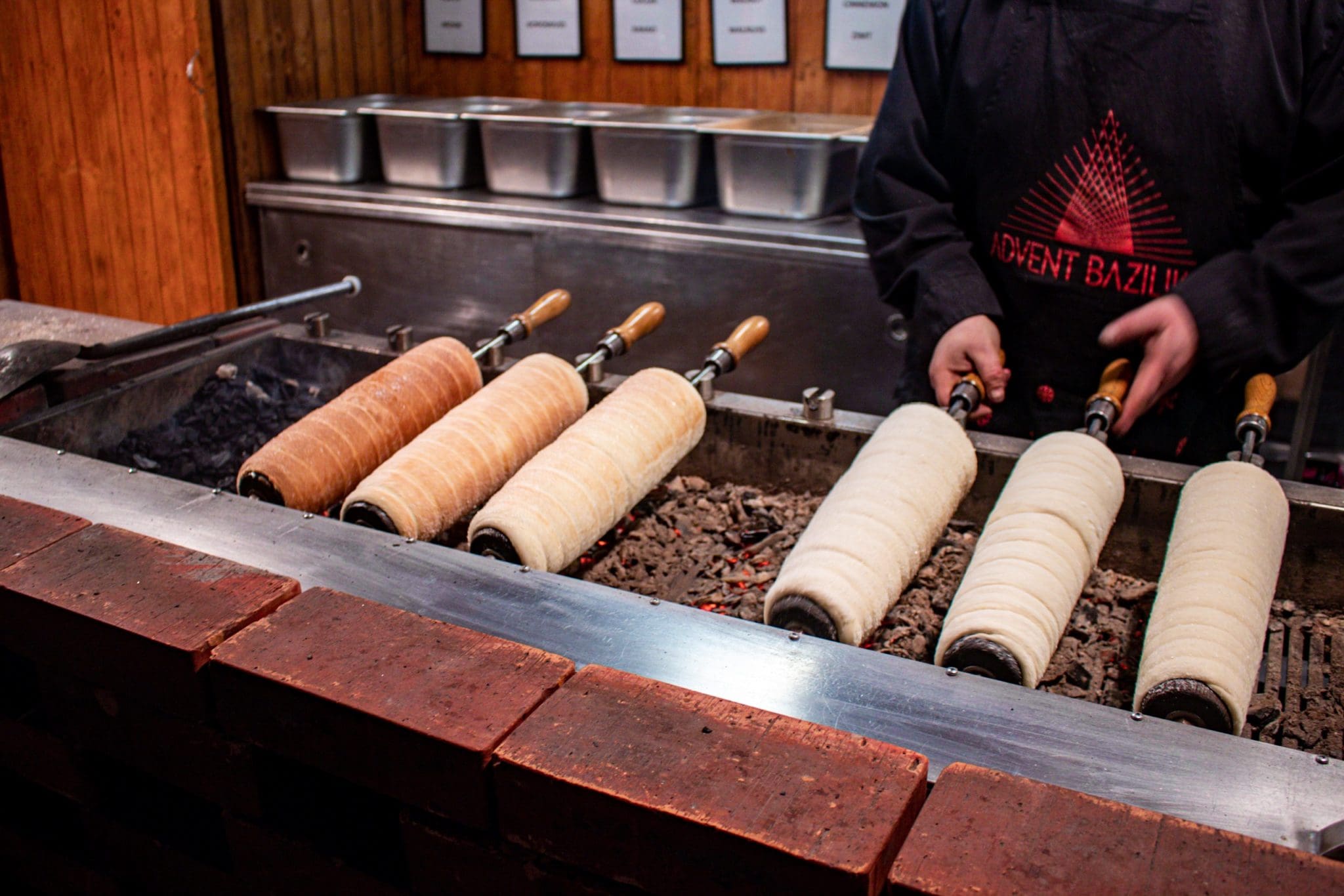 Photo of Chimney Cakes from the Christmas Market in Budapest