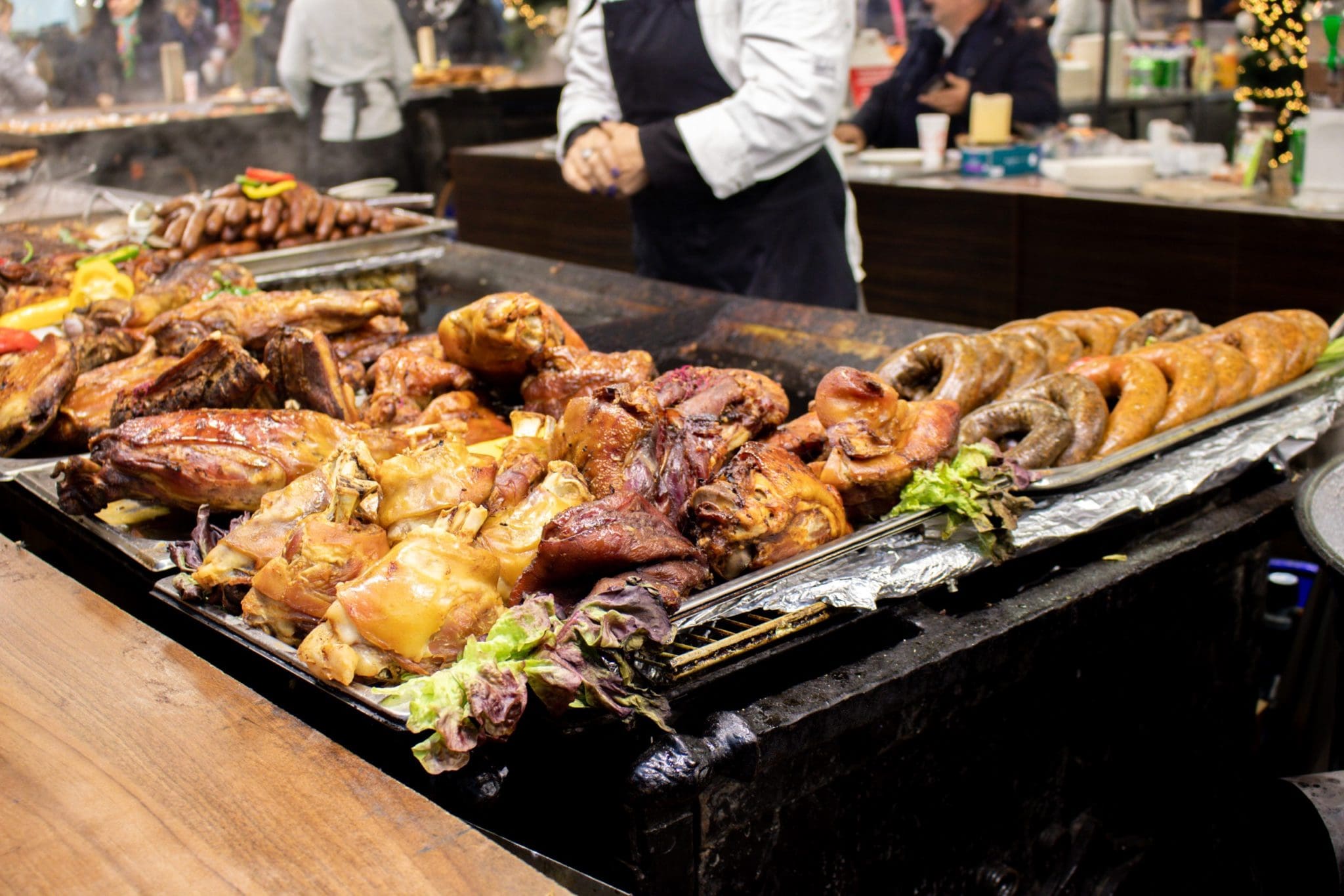 Photo of BBQ booth Christmas Market in Budapest