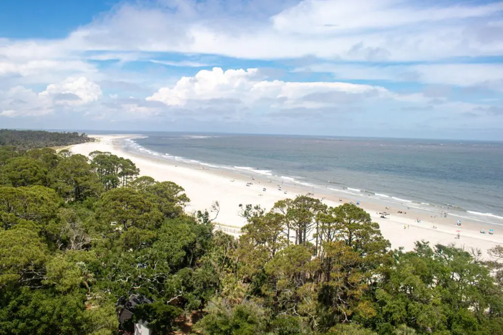 View from the Hunting Island Lighthouse