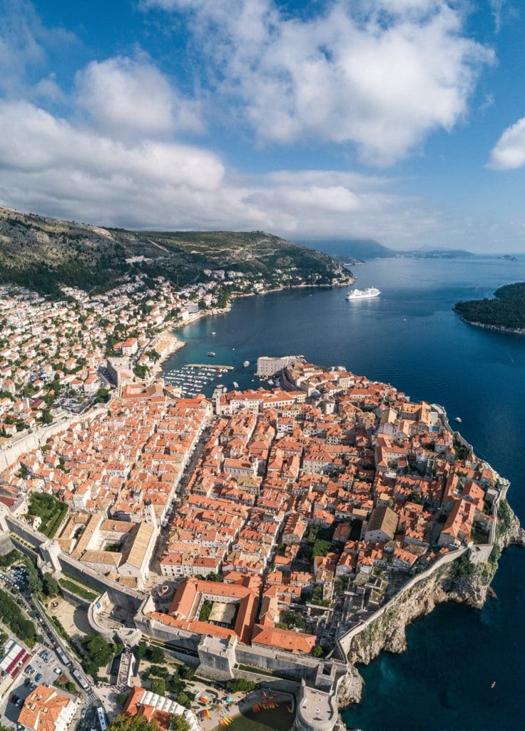 Panoramic view of Dubrovnik